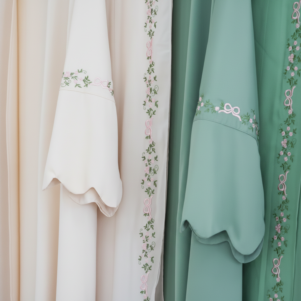 Luxury Dubai Floral Embroidered Abaya Collection